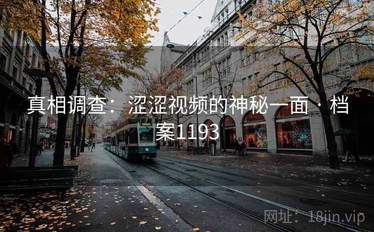 真相调查：涩涩视频的神秘一面 · 档案1193